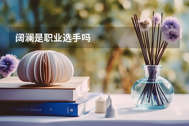 阔澜是职业选手吗