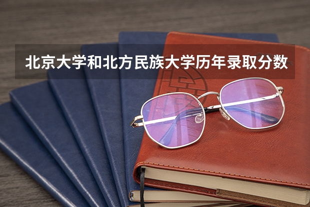 北京大学和北方民族大学历年录取分数线对比