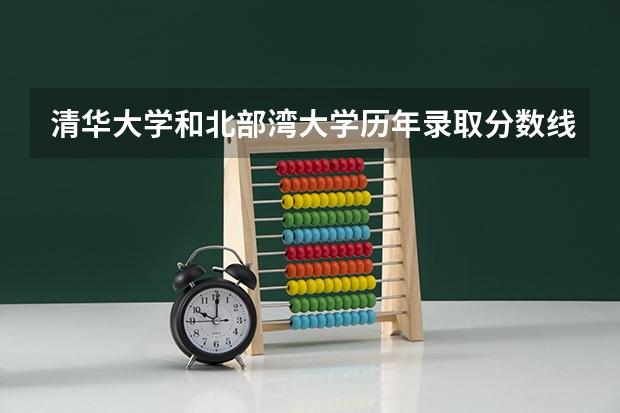 清华大学和北部湾大学历年录取分数线对比
