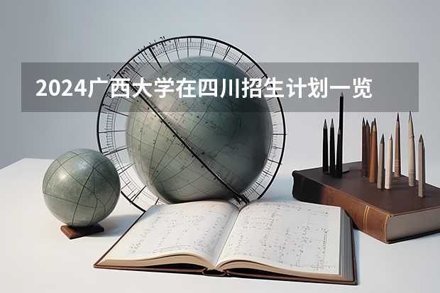 2024广西大学在四川招生计划一览表