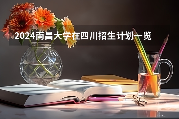 2024南昌大学在四川招生计划一览表