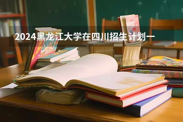 2024黑龙江大学在四川招生计划一览表