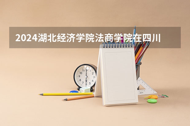 2024湖北经济学院法商学院在四川招生计划一览表
