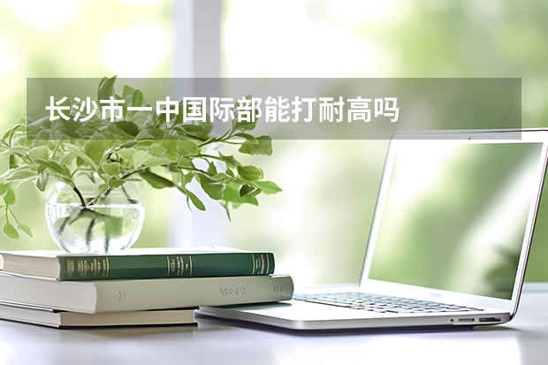长沙市一中国际部能打耐高吗
