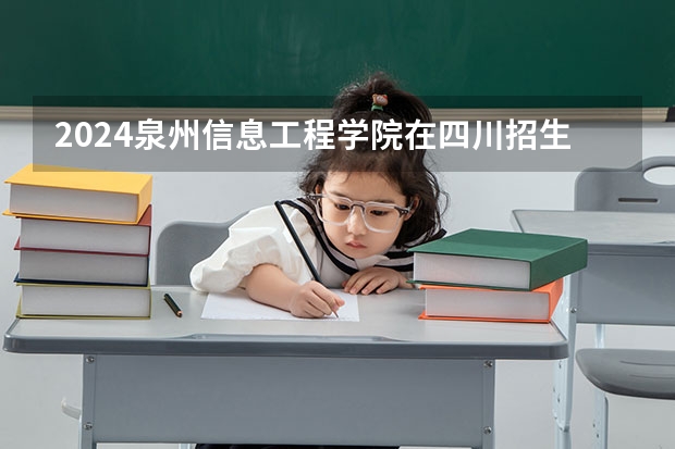 2024泉州信息工程学院在四川招生计划一览表