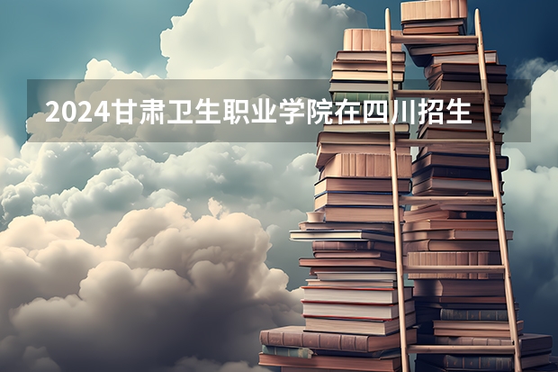 2024甘肃卫生职业学院在四川招生计划一览表