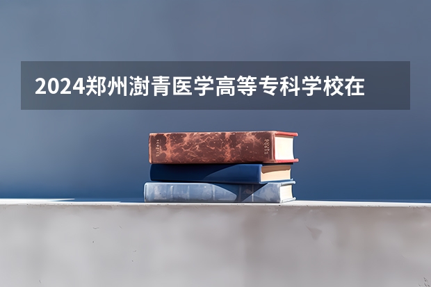2024郑州澍青医学高等专科学校在贵州招生计划一览表