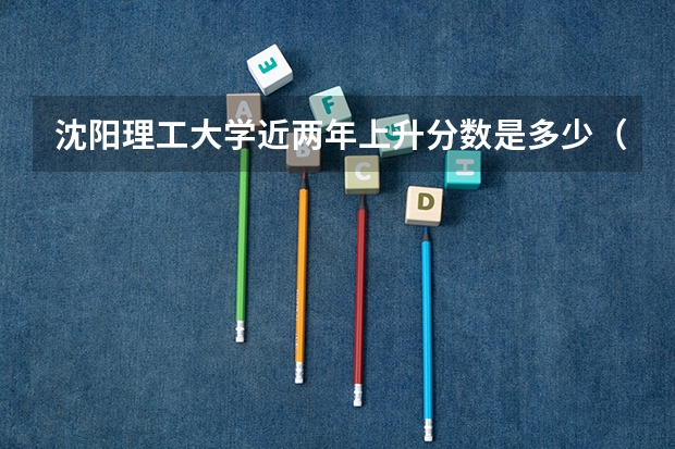 沈阳理工大学近两年上升分数是多少（本科）