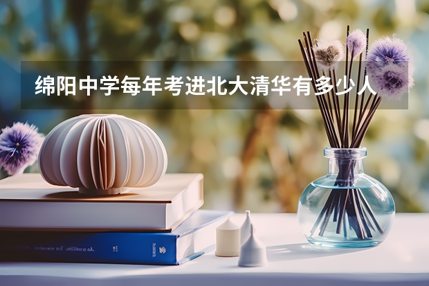 绵阳中学每年考进北大清华有多少人