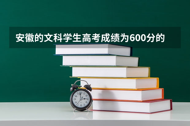 安徽的文科学生高考成绩为600分的话,能报考外省稍微好一点一本学校吗?比如哪些啊