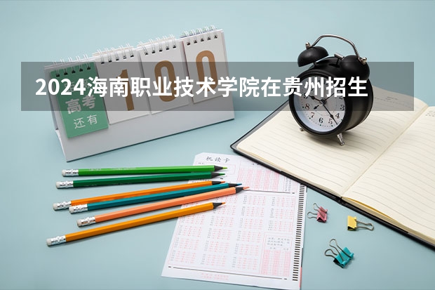2024海南职业技术学院在贵州招生计划一览表