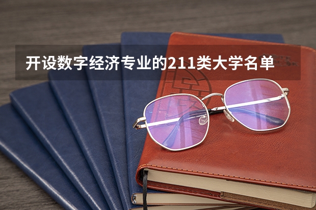 开设数字经济专业的211类大学名单