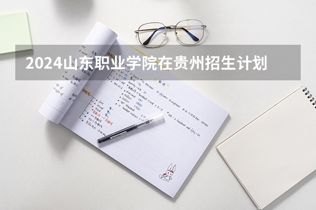 2024山东职业学院在贵州招生计划一览表