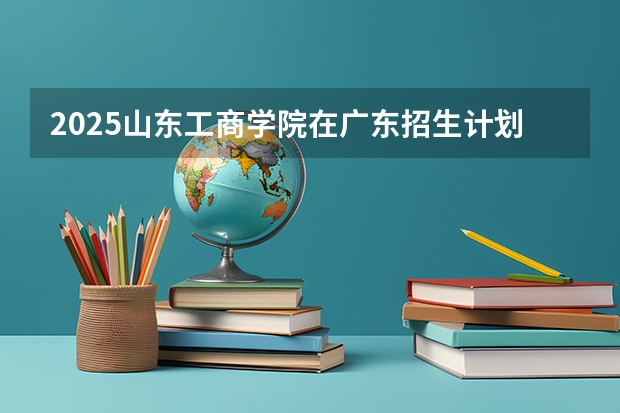 2025山东工商学院在广东招生计划人数汇总