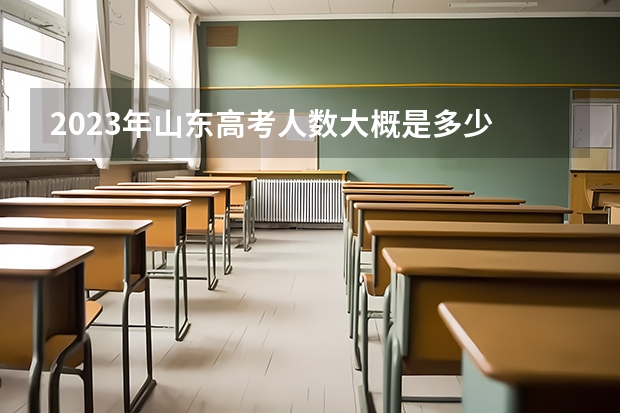 2023年山东高考人数大概是多少
