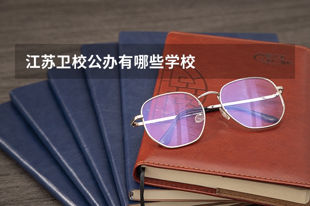 江苏卫校公办有哪些学校