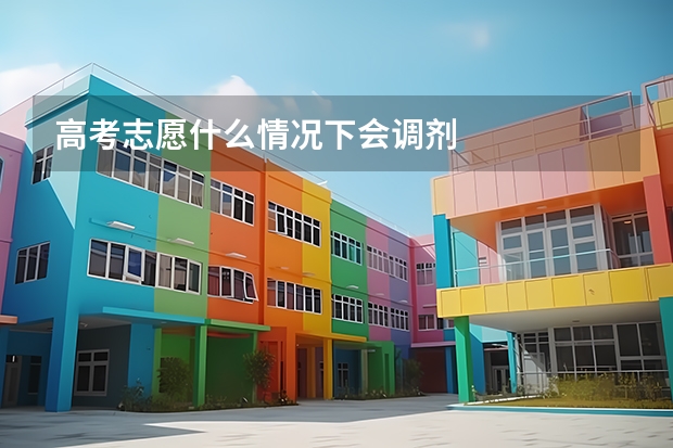 高考志愿什么情况下会调剂