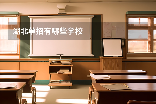 湖北单招有哪些学校